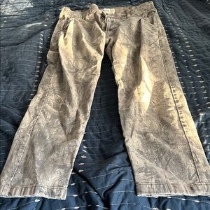 Hollister Men's Distressed Camo Jeans
